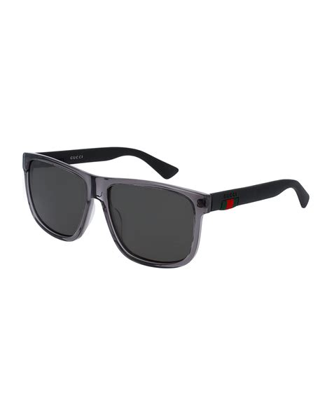 gucci square acetate glasses|are gucci sunglasses polarized.